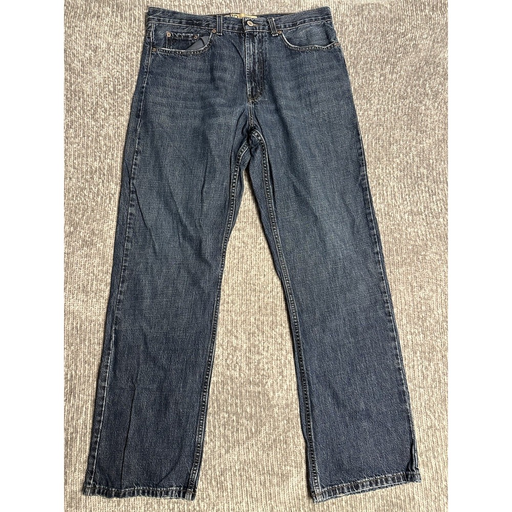 Old Navy Loose Jeans Mens 34x34 Blue Denim Baggy Y2K 100% Cotton